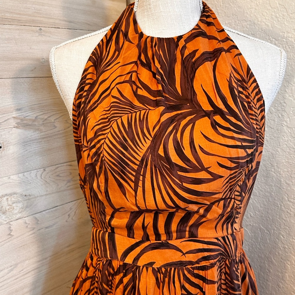 MinkPink size large Finley open back halter midi dress NWT - Picture 5 of 15